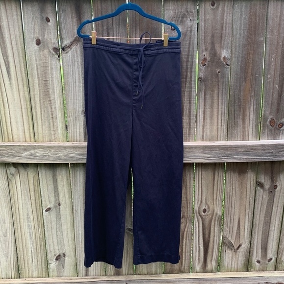 Liverpool Los Angeles ‘Kelsey Culotte’, navy drawstring pants, size 24W - Picture 1 of 6